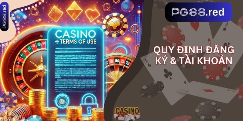 Quy định đăng ký & tài khoản trong điều khoản sử dụng